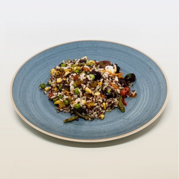 Quinoa blanca i vermella...