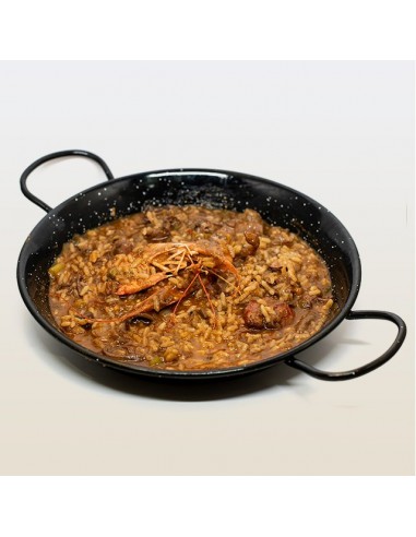 Paella de sèpia i marics