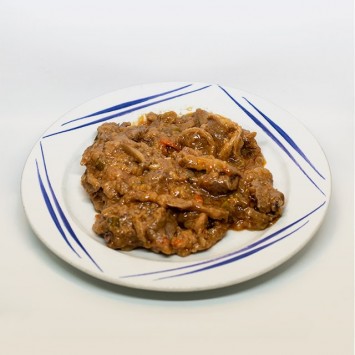 Fricandó de vedella amb bolets
